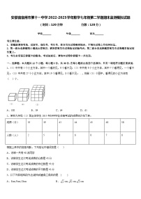 安徽省宿州市第十一中学2022-2023学年数学七年级第二学期期末监测模拟试题含答案