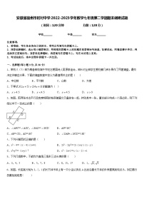 安徽省宿州市时村中学2022-2023学年数学七年级第二学期期末调研试题含答案