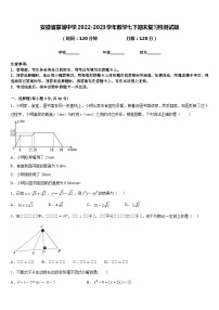 安徽省蒙城中学2022-2023学年数学七下期末复习检测试题含答案