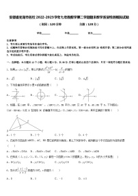 安徽省芜湖市名校2022-2023学年七年级数学第二学期期末教学质量检测模拟试题含答案