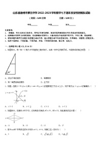 山东省德州市第五中学2022-2023学年数学七下期末质量检测模拟试题含答案