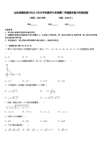 山东省惠民县2022-2023学年数学七年级第二学期期末复习检测试题含答案