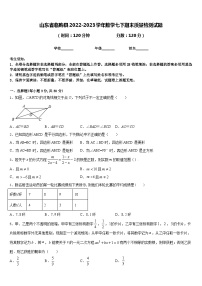 山东省临朐县2022-2023学年数学七下期末质量检测试题含答案