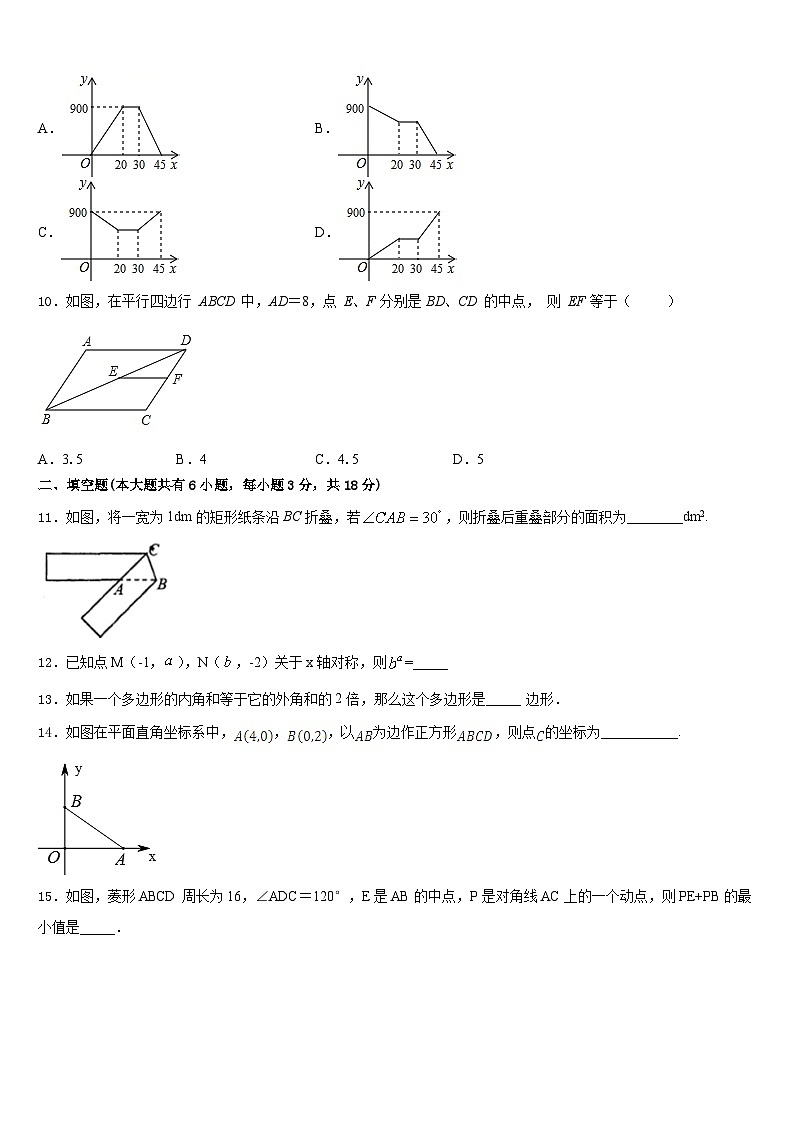山东省临沂郯城县联考2022-2023学年七年级数学第二学期期末统考模拟试题含答案03