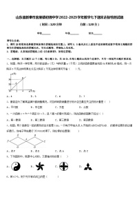 山东省新泰市宫里镇初级中学2022-2023学年数学七下期末达标检测试题含答案