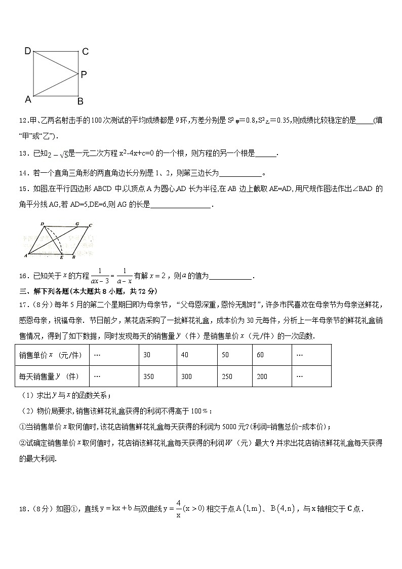 山东省峄城区底阁镇中学2022-2023学年七下数学期末考试试题含答案03