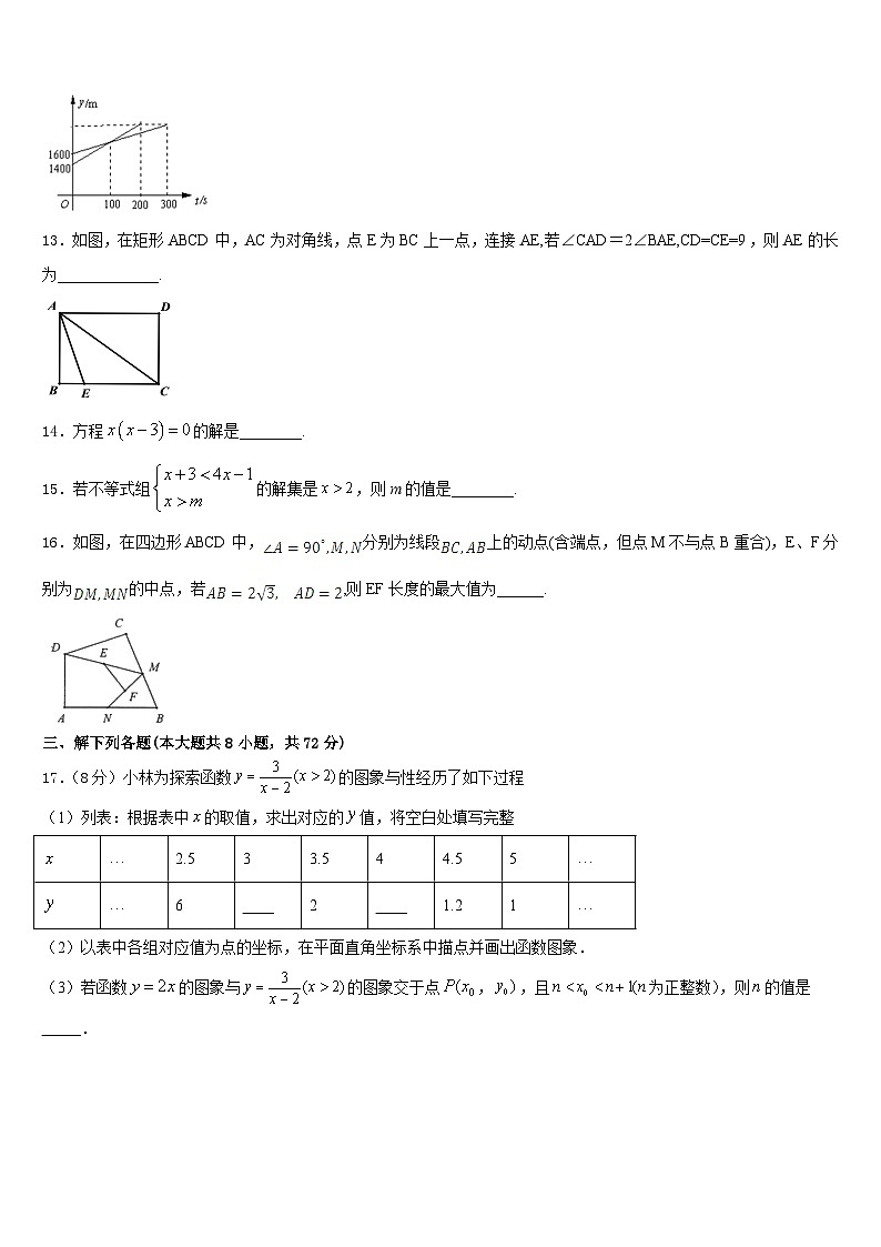 山东省张店区七校联考2022-2023学年七年级数学第二学期期末监测模拟试题含答案第3页