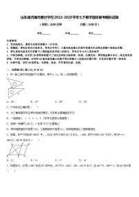 山东省济南市部分学校2022-2023学年七下数学期末联考模拟试题含答案