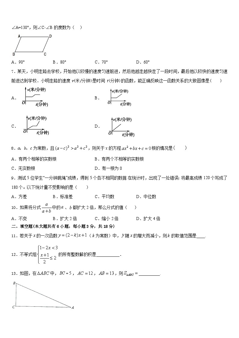 山东省济南外国语学校2022-2023学年数学七年级第二学期期末学业质量监测模拟试题含答案02