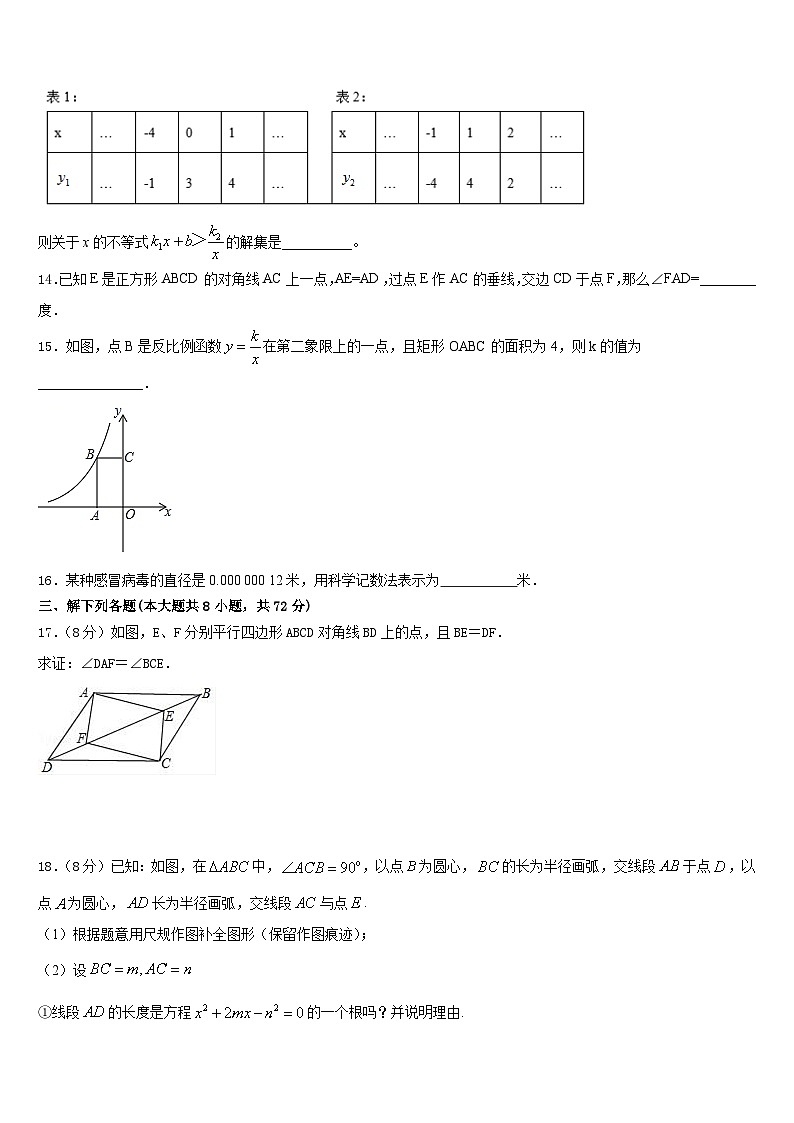 山东省济宁市市中学区2022-2023学年数学七年级第二学期期末教学质量检测试题含答案第3页