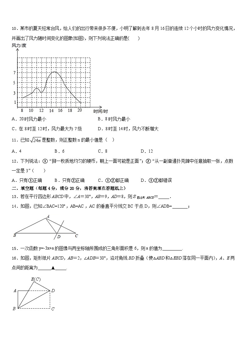 山东省日照实验中学2022-2023学年数学七下期末复习检测模拟试题含答案03