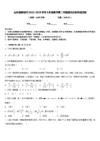 山东省聊城市2022-2023学年七年级数学第二学期期末达标检测试题含答案