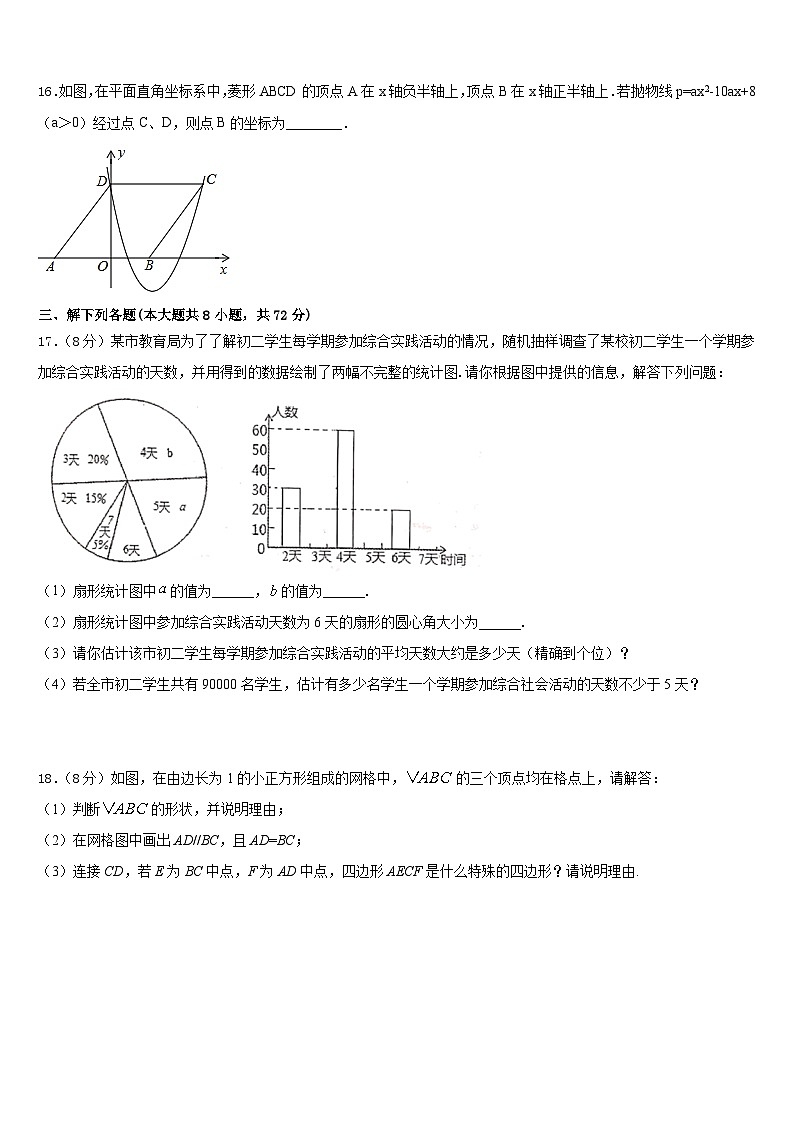 山东省滕州市鲍沟中学2022-2023学年七下数学期末达标检测试题含答案03
