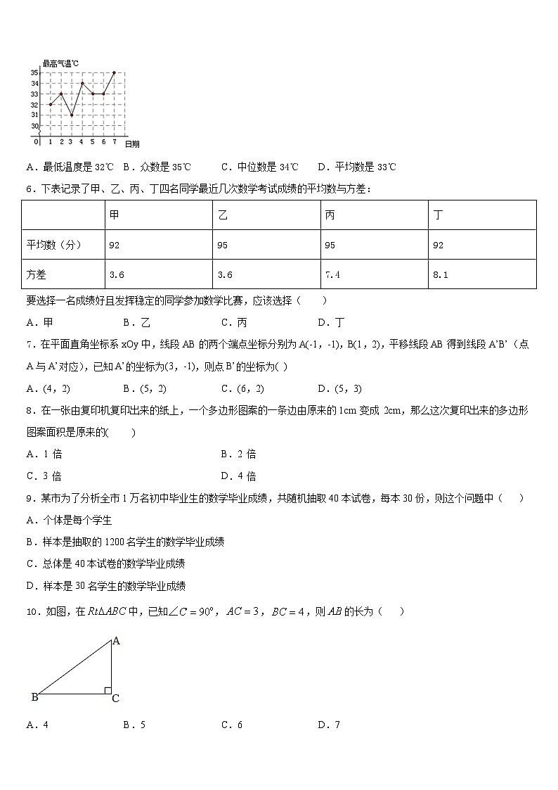 山东省烟台龙口市2022-2023学年数学七下期末经典试题含答案02