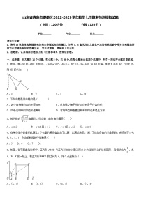 山东省青岛市即墨区2022-2023学年数学七下期末检测模拟试题含答案