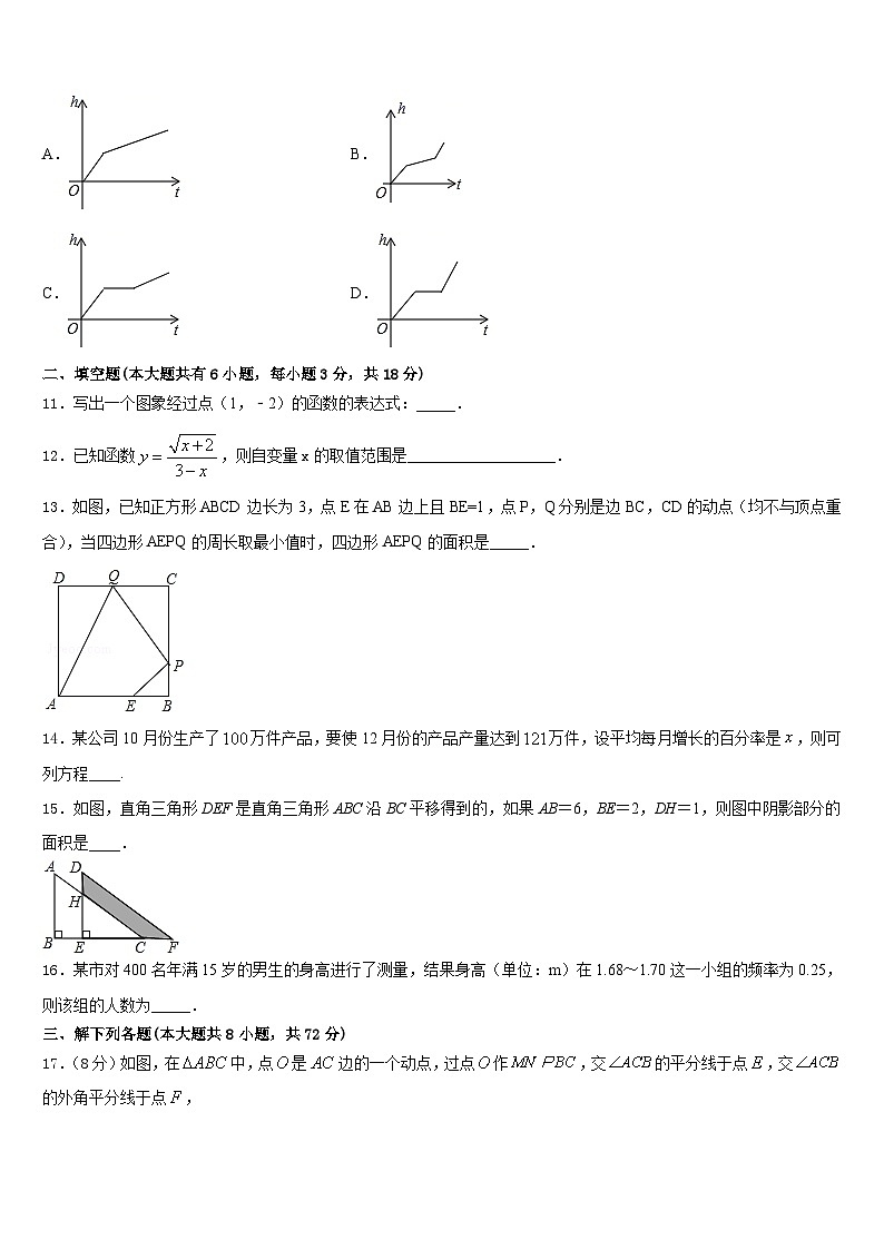 山东省诸城市2022-2023学年数学七下期末质量跟踪监视模拟试题含答案03