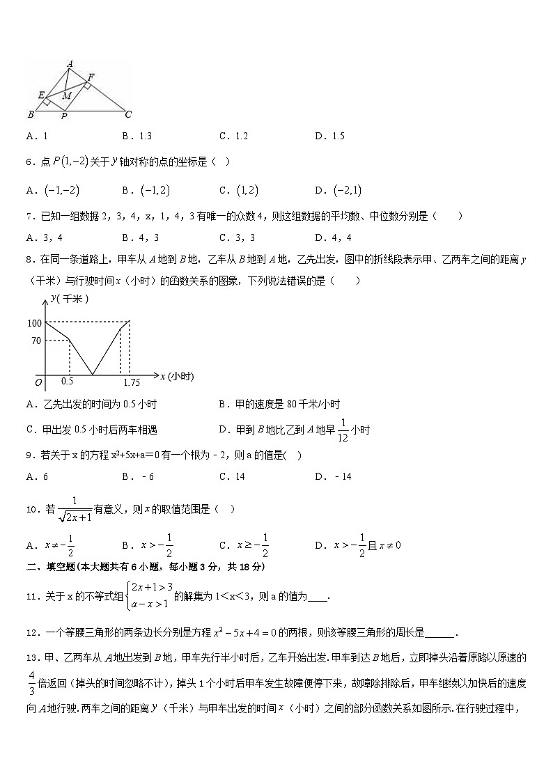 山东阳谷县2022-2023学年数学七下期末考试模拟试题含答案第2页