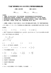 广东省广州市海珠区2022-2023学年七下数学期末经典模拟试题含答案