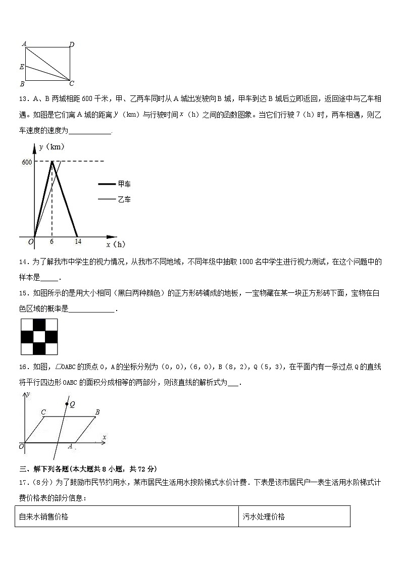 广东省江门市培英初级中学2022-2023学年数学七下期末学业质量监测模拟试题含答案第3页