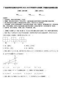 广东省深圳市龙岗区布吉中学2022-2023学年数学七年级第二学期期末监测模拟试题含答案