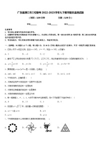 广东省湛江市三校联考2022-2023学年七下数学期末监测试题含答案