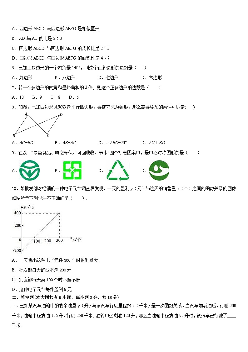 黑龙江省宝泉岭农垦管理局2022-2023学年七年级数学第二学期期末学业水平测试模拟试题含答案02