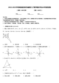 2022-2023学年陕西省宝鸡市高新区七下数学期末学业水平测试试题含答案