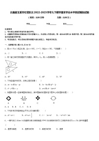 云南省玉溪市红塔区云2022-2023学年七下数学期末学业水平测试模拟试题含答案