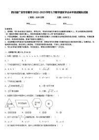 四川省广安市华蓥市2022-2023学年七下数学期末学业水平测试模拟试题含答案