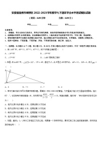 安徽省宿州市埇桥区2022-2023学年数学七下期末学业水平测试模拟试题含答案