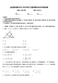 山东省东阿县2022-2023学年七下数学期末学业水平测试试题含答案