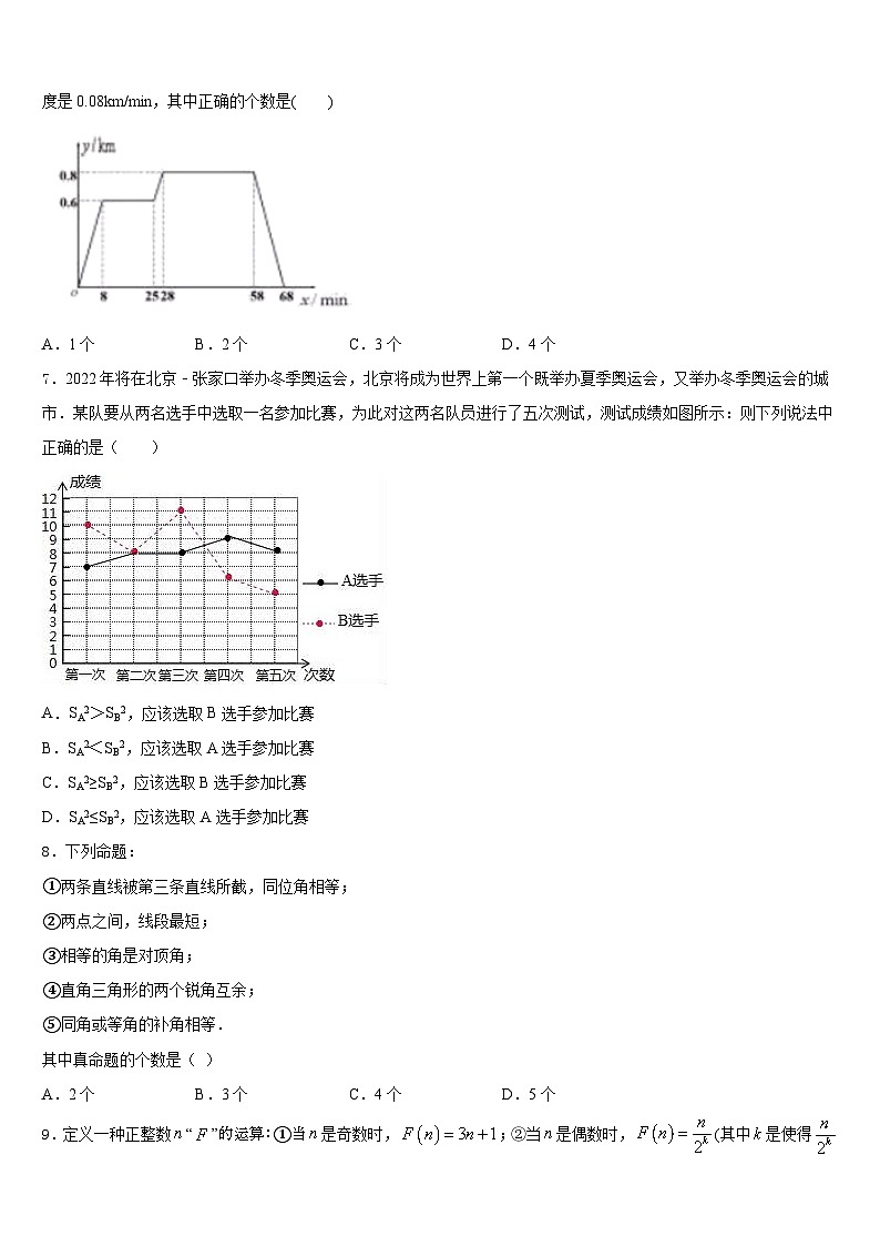 四川省眉山市洪雅县2022-2023学年七下数学期末学业水平测试模拟试题含答案第2页