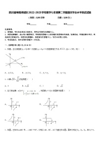 四川省绵阳涪城区2022-2023学年数学七年级第二学期期末学业水平测试试题含答案