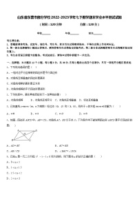 山东省东营市部分学校2022-2023学年七下数学期末学业水平测试试题含答案