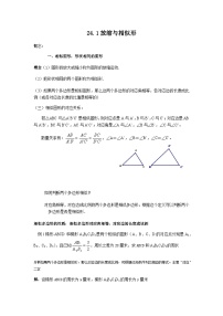 初中数学沪教版 (五四制)九年级上册24.1  放缩与相似形精品教案设计