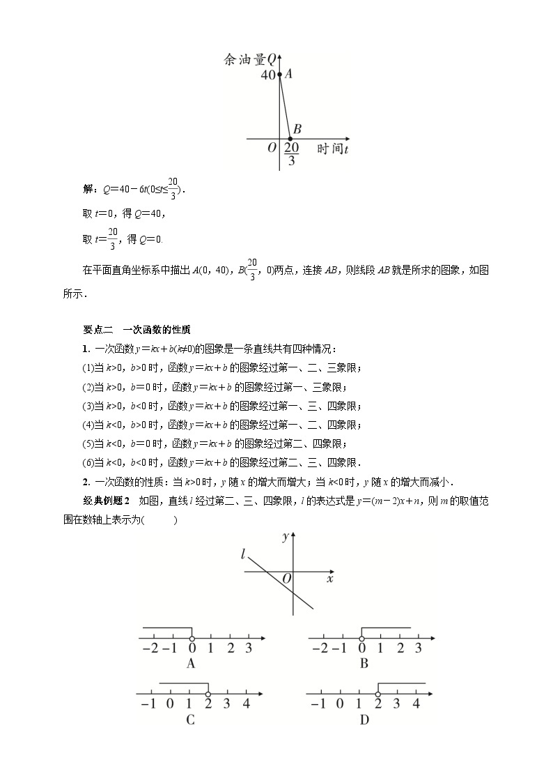 沪科版 初中数学 八年级上册 12.2　第2课时　一次函数的图象和性质 试卷02