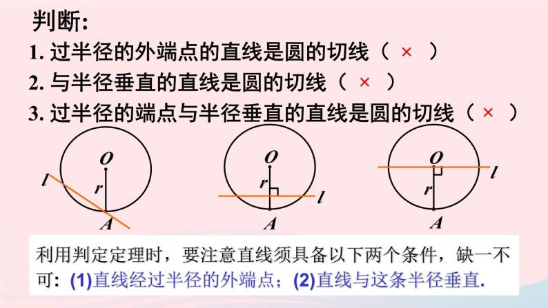第24章圆24.4直线与圆的位置关系第2课时切线的判定定理课件（沪科版九下）05
