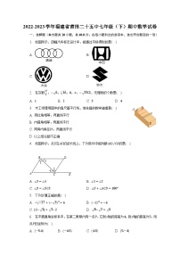 2022-2023学年福建省莆田二十五中七年级（下）期中数学试卷（含解析）