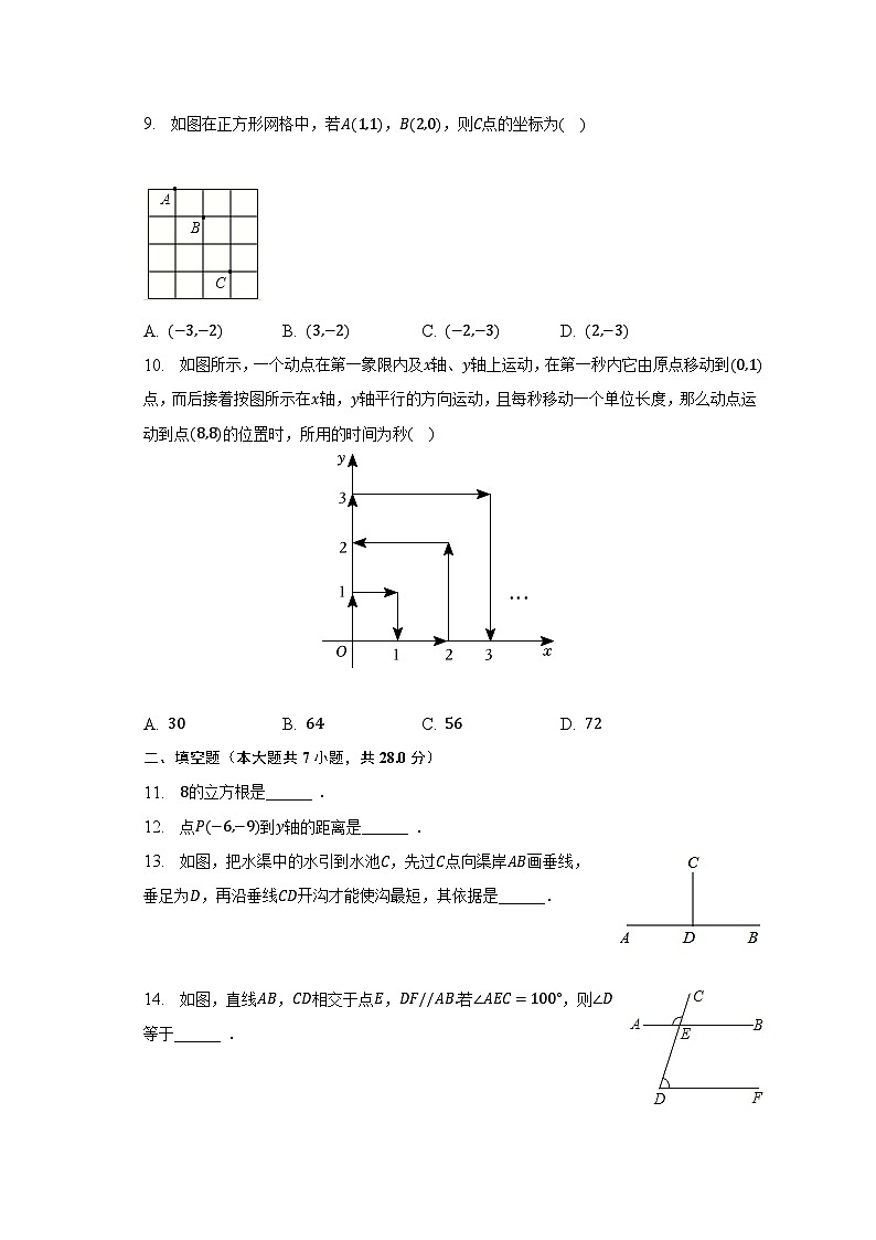 2022-2023学年广东省湛江七中七年级（下）期中数学试卷（含解析）第2页