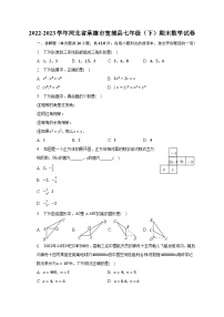 2022-2023学年河北省承德市宽城县七年级（下）期末数学试卷（含解析）