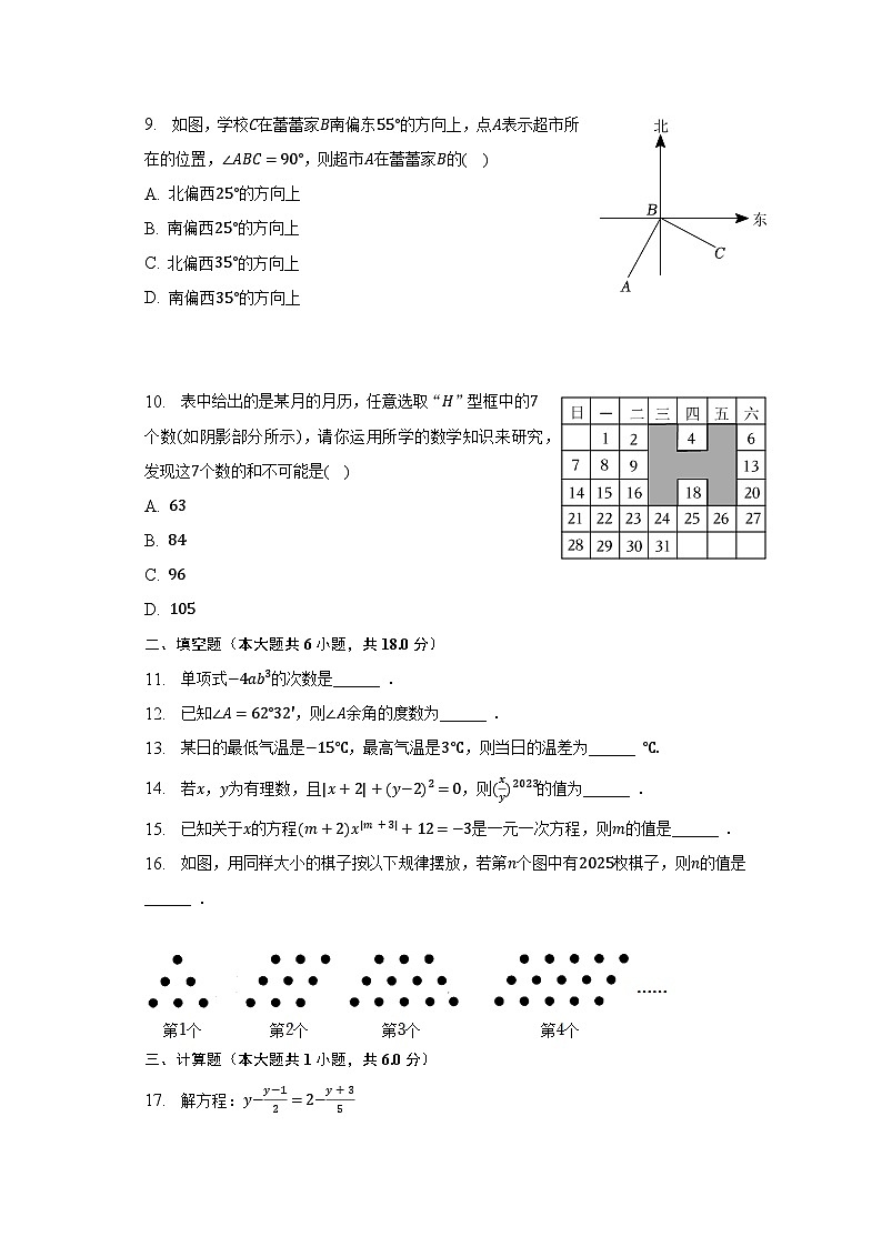 2022-2023学年辽宁省鞍山市千山区七年级（上）期末数学试卷（含解析）02
