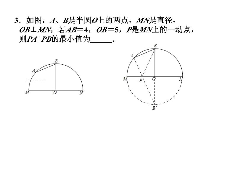 数学中考复习几何最值(1)课件06