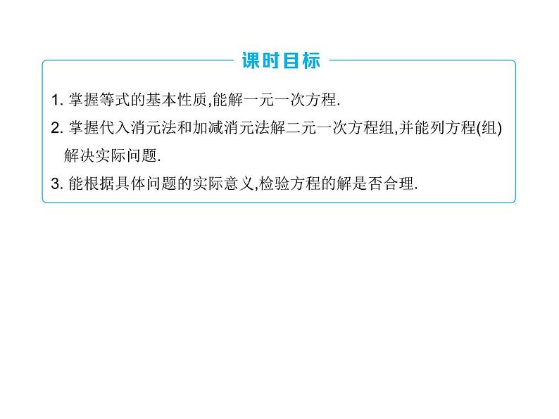 中考数学一轮知识点梳理　方程、不等式及其应用课件03