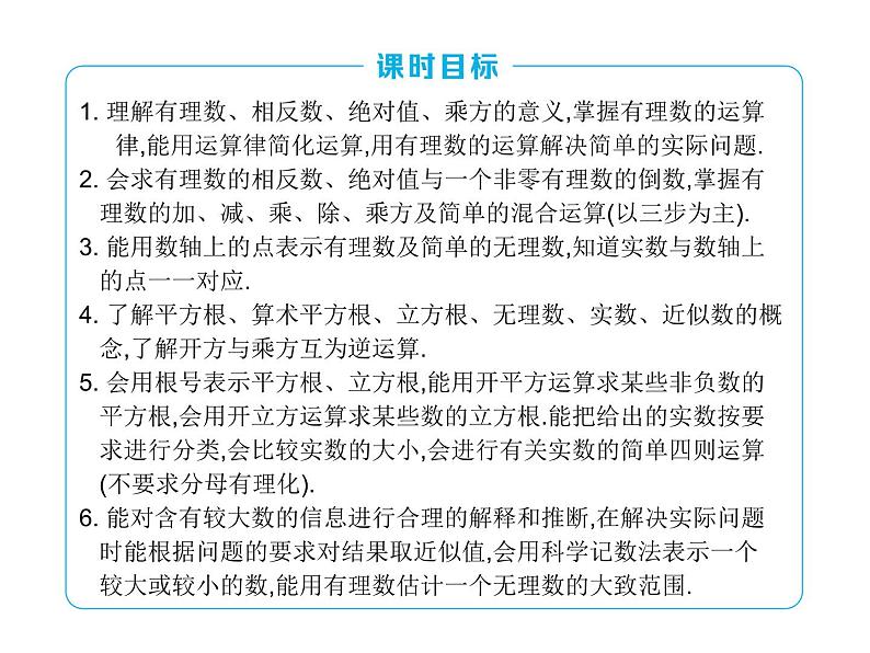 中考数学一轮知识点梳理　数 与 式课件PPT第3页