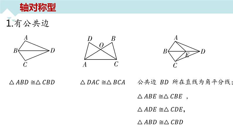 中考数学专题突破---全等三角形中的常考模型  课件08