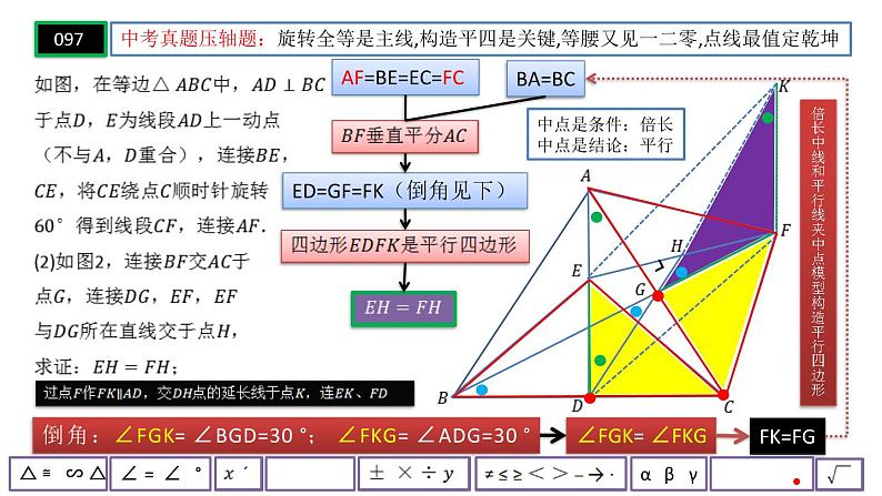 中考几何压轴题解析（思维导图解题课件）第4页