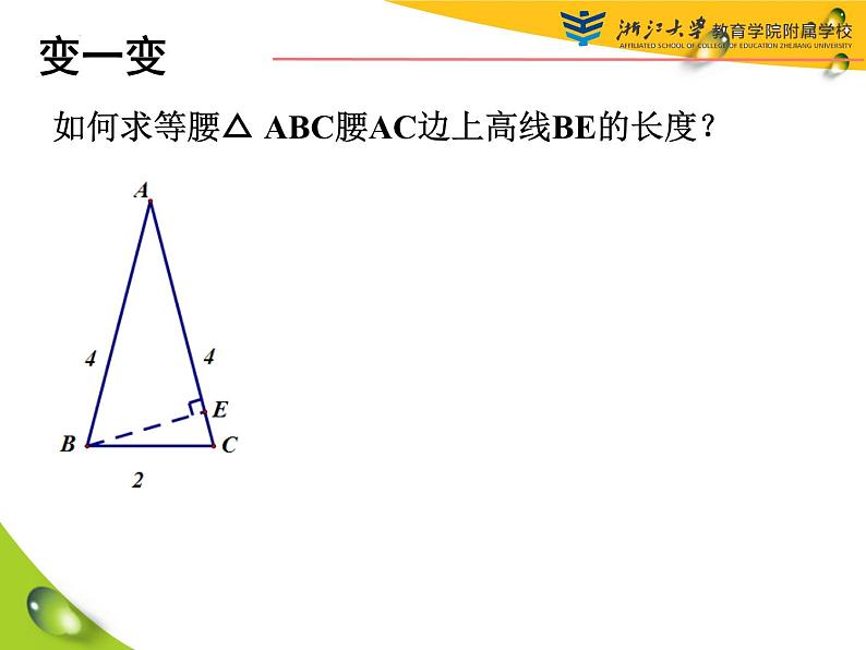 中考数学二轮复习：特殊三角形复习课件05