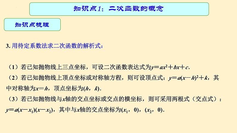 专题中考数学二次函数的图象及其性质（课件）第5页