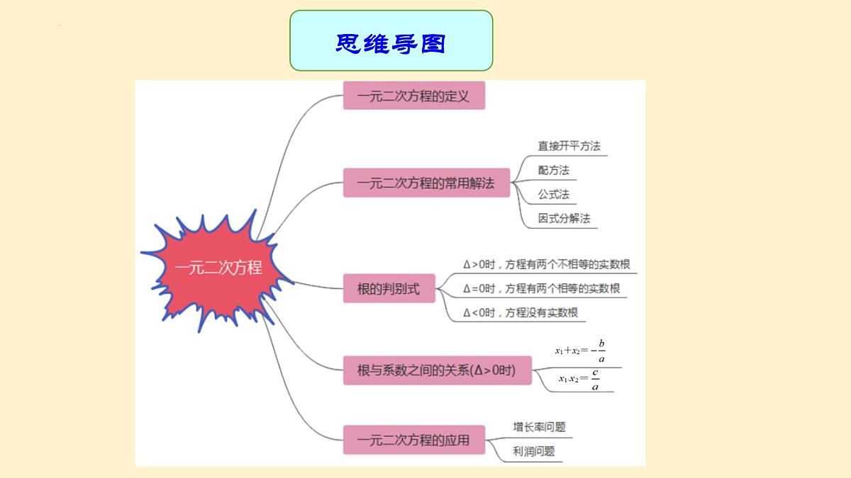 专题中考数学一元二次方程（课件）第4页