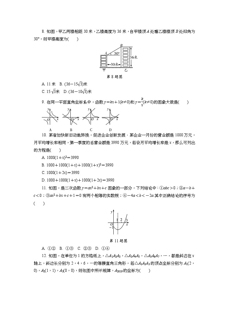 2019年山东省日照市初中学业水平考试试题·数学02